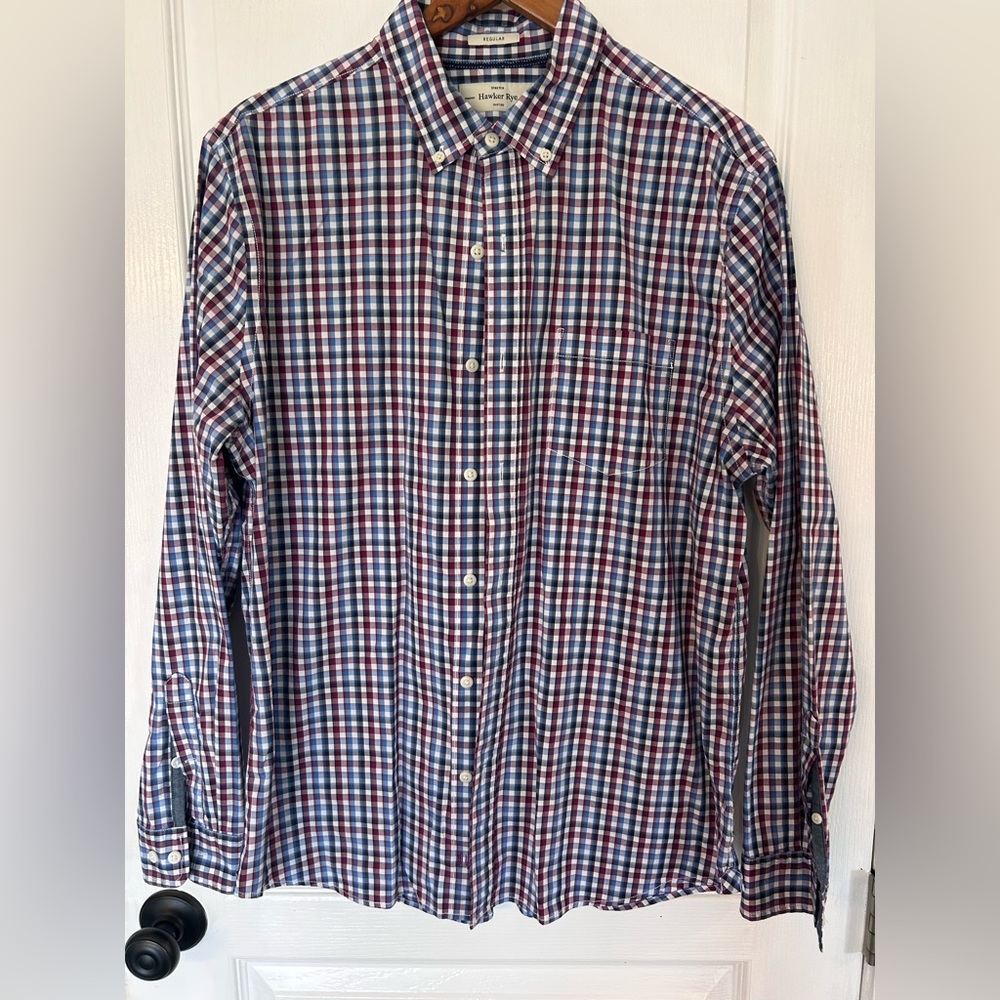 Hawker Rye men's dress shirt sz Large